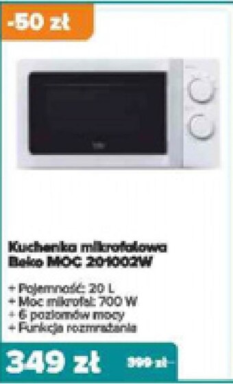 Max Elektro Kuchenka mikrofalowa Beko oferta