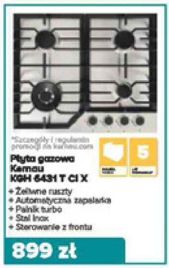 Max Elektro Płyta gazowa Kernau oferta