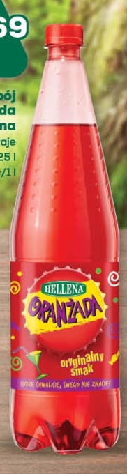 Hellena Oranżada czerwona 1,25 l