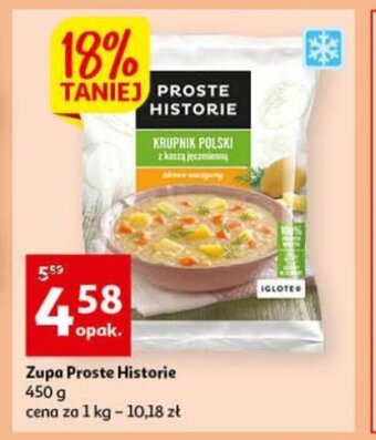 Auchan Zupa Proste Historie 450 g oferta