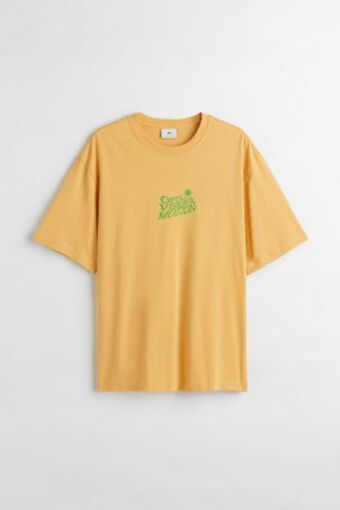 H&M Bawełniany t-shirt relaxed fit oferta