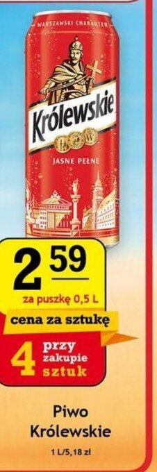 Gram Market Piwo Królewskie 0,5 l oferta