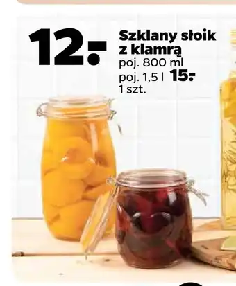 Netto Szklany słoik z klamrą oferta