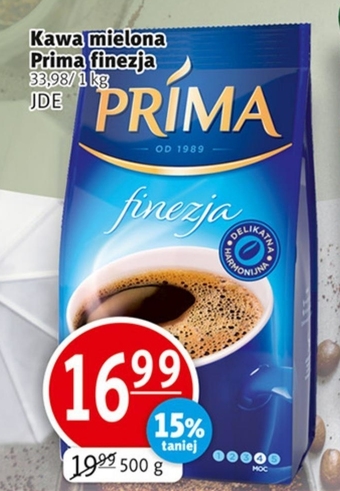 Prim Market Prima Finezja Kawa mielona 500 g oferta