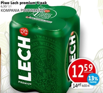 Prim Market Lech Premium Piwo jasne 4 x 500 ml oferta
