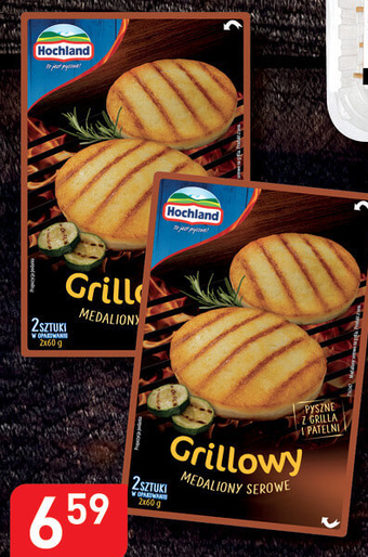 Hochland Grillowy Medaliony serowe 120 g (2 x 60 g)
