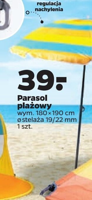Netto Parasol plażowy 180 x 190 cm oferta