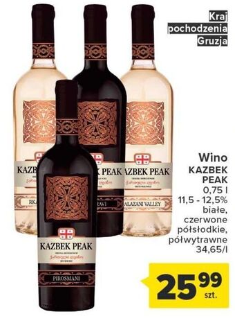 Wino Kazbek Peak Saperavi