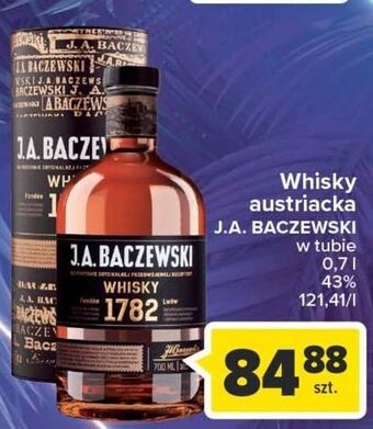 Carrefour Whisky tuba J.a. Baczewski 1782 oferta