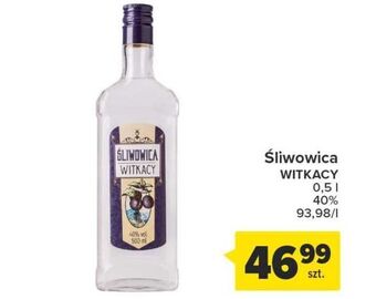 Carrefour Wódka Śliwowica Witkacy oferta