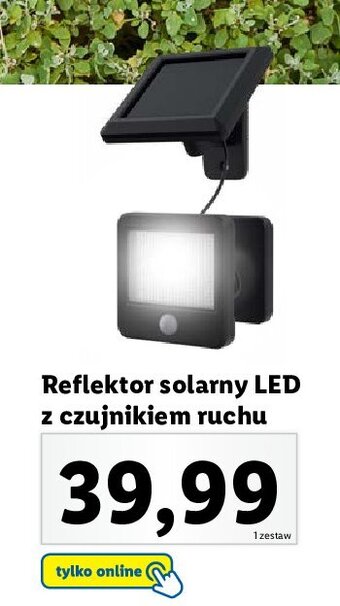 Lidl Reflektor solarny led z czujnikiem ruchu oferta