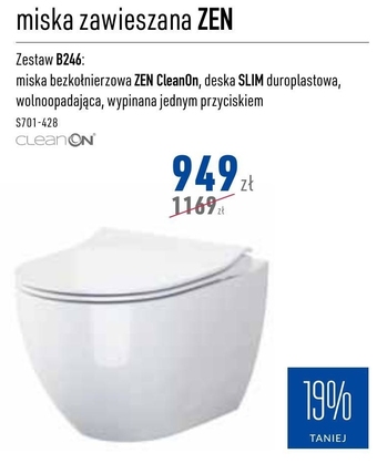 Cersanit Miska wisząca wc Cersanit oferta