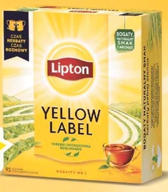 Carrefour Market Lipton Yellow Label Herbata czarna 184 g (92 torebki) oferta