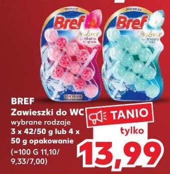 Kaufland Zawieszka do wc delikatna magnolia Bref Deluxe oferta