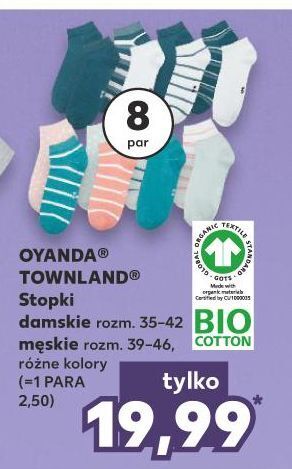 Kaufland Stopki damskie 35-42 Townland oferta