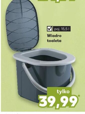 Kaufland Wiadro-toaleta 15.5 l oferta