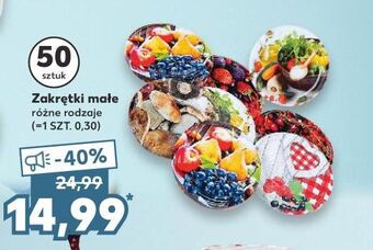 Kaufland Zakrętki do słoików małe oferta