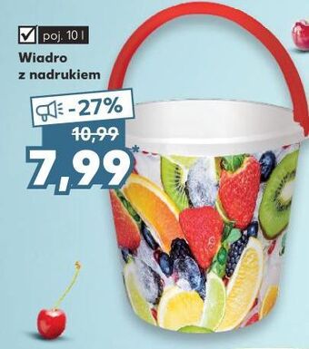 Kaufland Wiadro z nadrukiem 10 l oferta