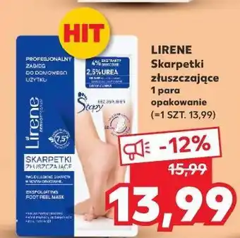 Kaufland Skarpetki złuszczające bez zgrubień Lirene Dermoprogram oferta