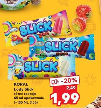 Kaufland Lód white Koral Slick oferta