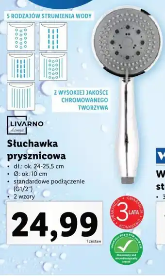 Lidl Słuchawka prysznicowa oferta