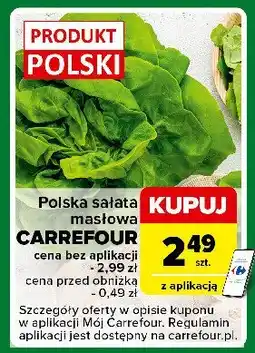 Carrefour Sałata masłowa oferta