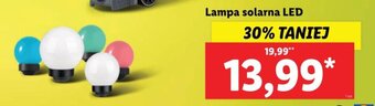 Lidl Lampa solarna LED oferta