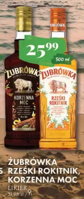 Al.Capone Żubrówka Rześki Rokitnik, Korzenna Moc 500 ml oferta