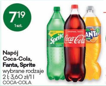 Groszek Napój Coca-Cola, Fanta, Sprite 2 l oferta