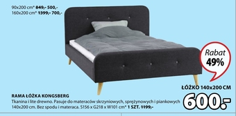 JYSK Rama łóżka oferta