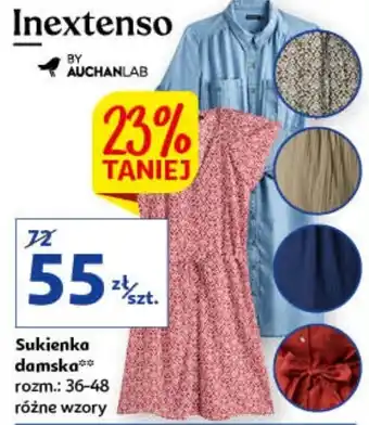 Auchan Sukienka damska Inextenso oferta