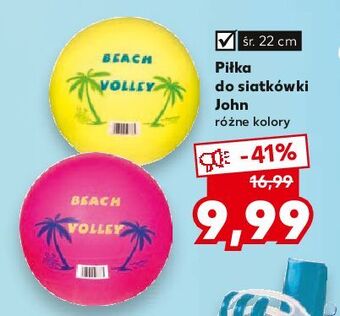 Kaufland Piłka do siatkówki plażowej john 22 cm oferta