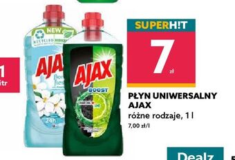 Płyn do mycia węgiel i limonka Ajax Boost