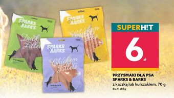 Dealz Przysmak dla psa paski kaczka Sparks & Barks oferta