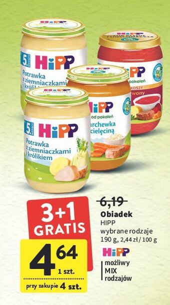 Intermarche Zupa barszczyk czerwony z delikatną wołowiną Hipp oferta