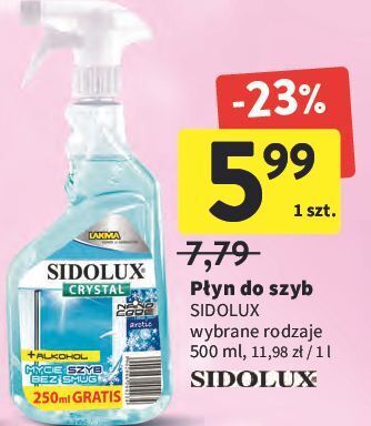 Intermarche Płyn do szyb arctic Sidolux Crystal oferta