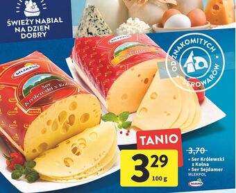 Intermarche Ser królewski z kolna Mlekpol oferta