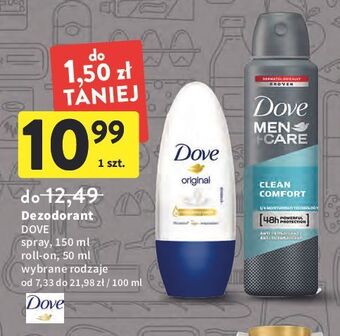 Intermarche Dezodorant clean comfort Dove Men+Care oferta