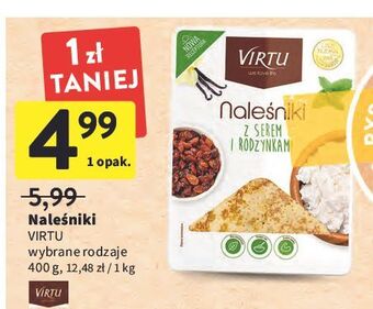 Intermarche Naleśniki z serem i rodzynkami Virtu oferta