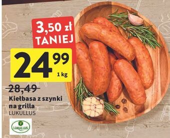 Intermarche Kiełbaski z szynki na grilla Lukullus oferta