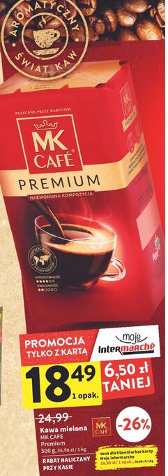 Intermarche Kawa Mk Cafe Premium oferta