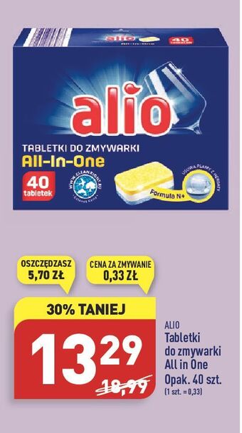 ALDI Tabletki do zmywarki all in one Alio oferta