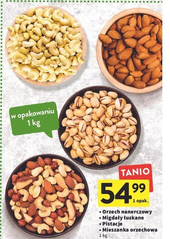 Intermarche Migdały łuskane oferta