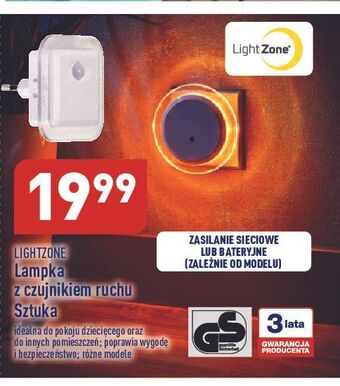 ALDI Lampka nocna z czujnikiem ruchu Light Zone oferta