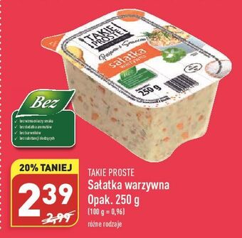 ALDI Sałatka warzywna Takie Proste oferta