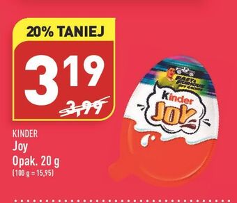 ALDI Jajko z niespodzianką Kinder Joy oferta