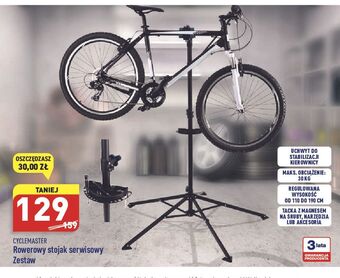 ALDI Stojak serwisowy do roweru Cyclemaster oferta