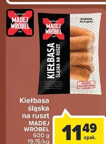 Carrefour Kiełbasa śląska na ruszt Madej & Wróbel oferta