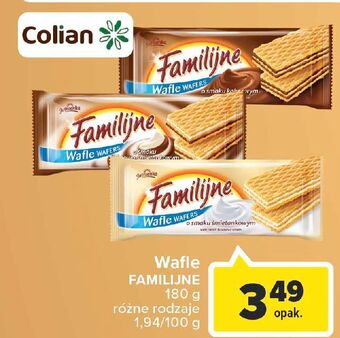 Carrefour Wafle śmietankowe Jutrzenka Familijne oferta