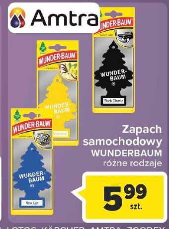 Carrefour Zapach samochodowy black classic Wunder-Baum oferta